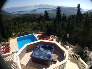 Villa Gabriella Lefkada Hot Tub Ionian View Greece Luxury Villa Rental