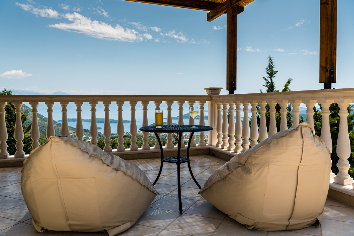 Large Ionian seaview villa