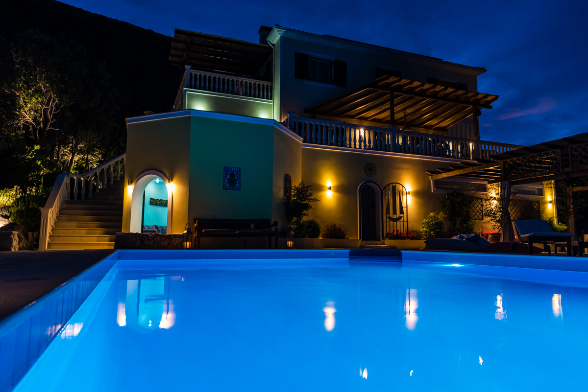 luxury honeymoon villa on Lefkada