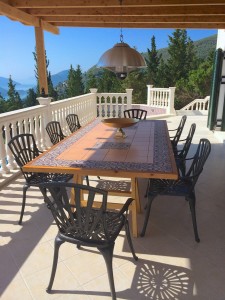Villa Gabriella Lefkada Greece Ionian Luxury Rental Dining Terrace