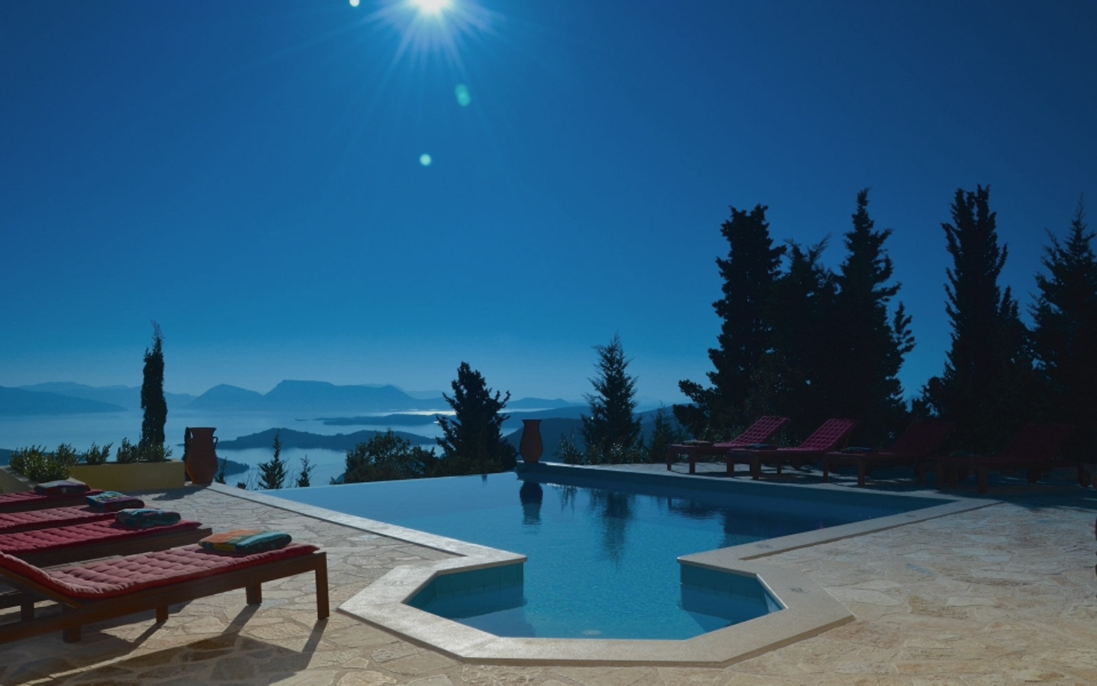 Luxury villa rental in the Ionian