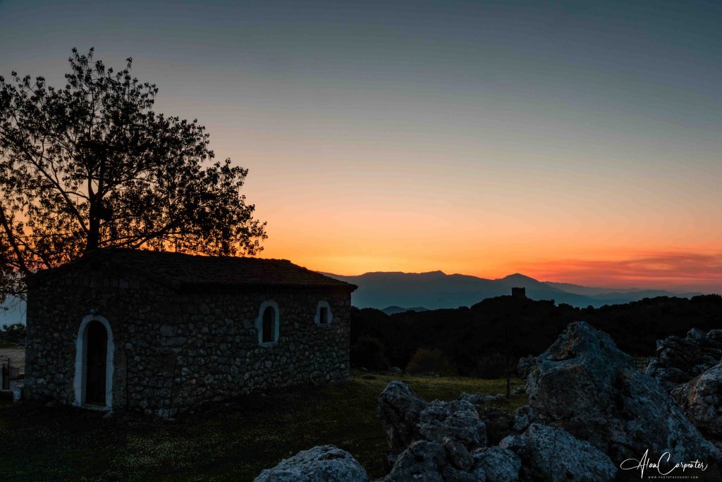 Sunrise from the Church of Agios Donatos